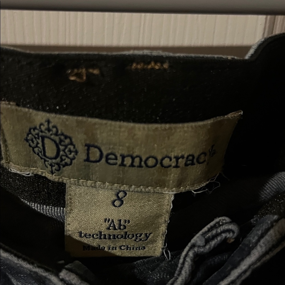Democracy Denim AB Solution Skinny Jeans Blue Stretch Womens Size 8 Everyday - Picture 2 of 5